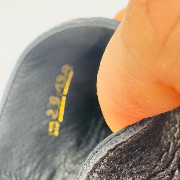 Golden Goose Santiago Western Black Mule Slip On Booties size 37 - Picture 9 of 16